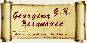 Georgina Mišanović vizit kartica